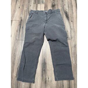 Carhartt Mens Grey Relaxed Fit Work Pants 40x32 (36x 29)